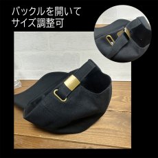 画像2: ここあみキャップ/シルエッ鳥(ブラック) (2)