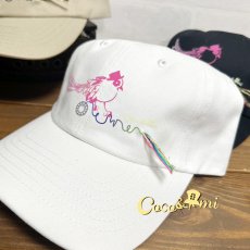 画像2: ここあみキャップ/鳥太郎(ホワイト) (2)