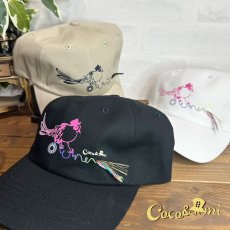 画像2: ここあみキャップ/鳥太郎(ブラック) (2)