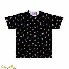 画像1: 【Tシャツ】夏を楽しむ帽子くん(速乾素材)ブラック (1)