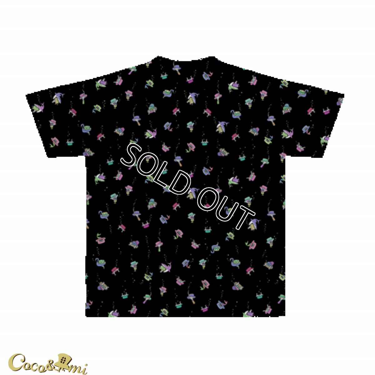 画像2: 【Tシャツ】夏を楽しむ帽子くん(速乾素材)ブラック (2)