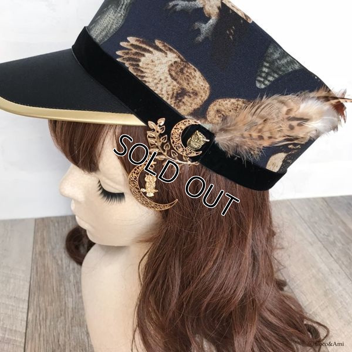 画像4: FOR FOR JI'NEキャスケット(ネイビー) (4)