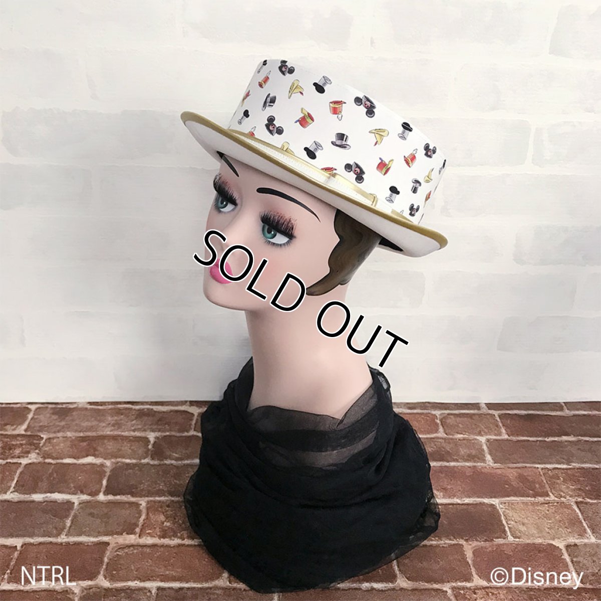 画像2: ミッキー/ハット×ハット(ホワイト) (2)