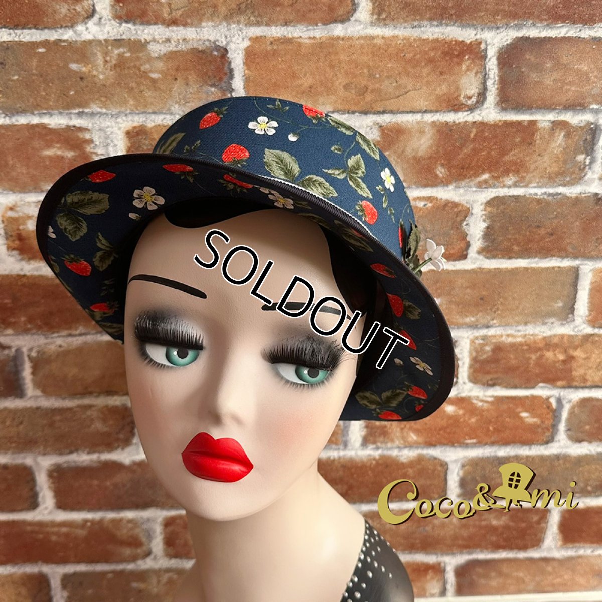 画像4: 【期間限定・レア物】イチゴイチエ(苺畑)/ネイビー×ネイビー (4)