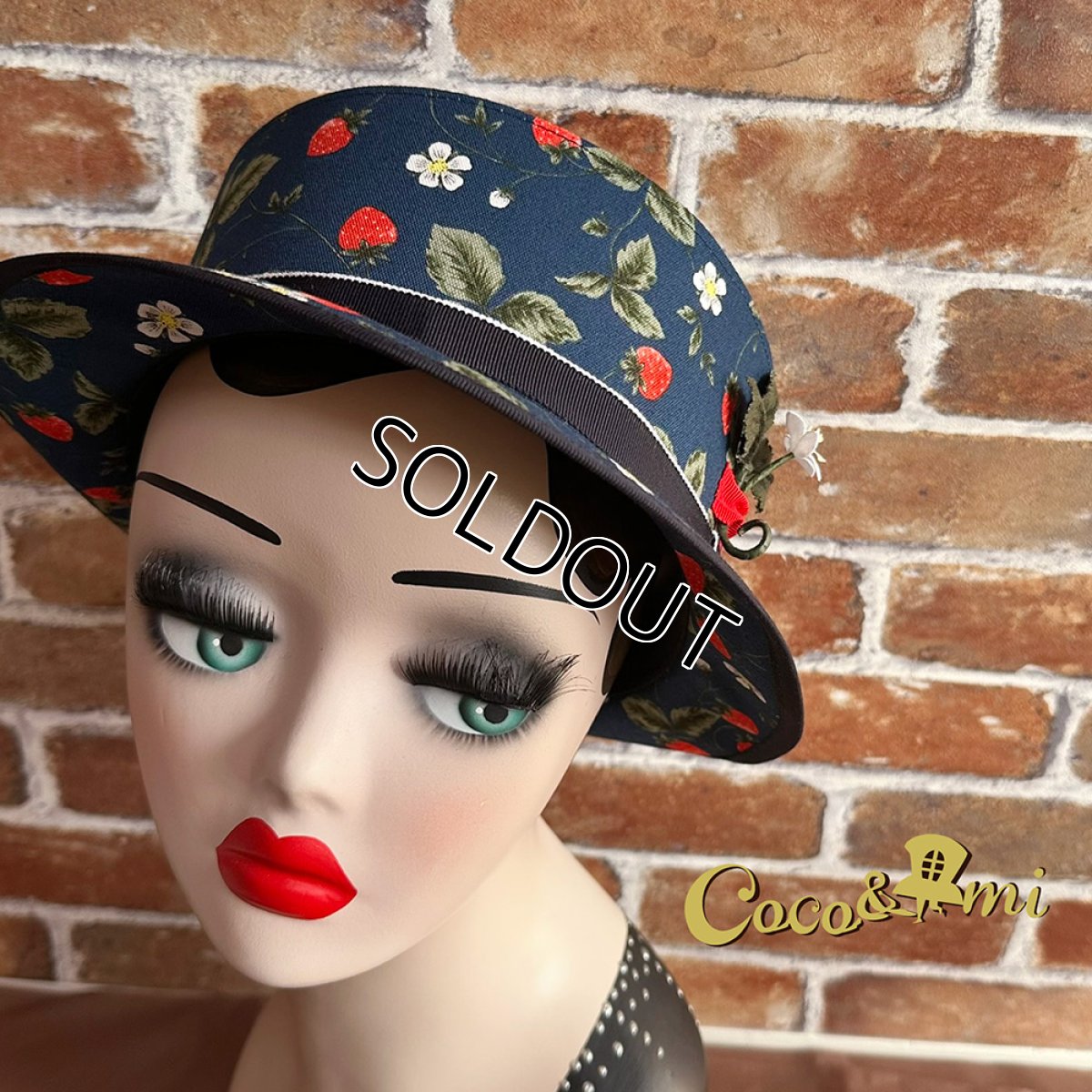 画像3: 【期間限定・レア物】イチゴイチエ(苺畑)/ネイビー×ネイビー (3)