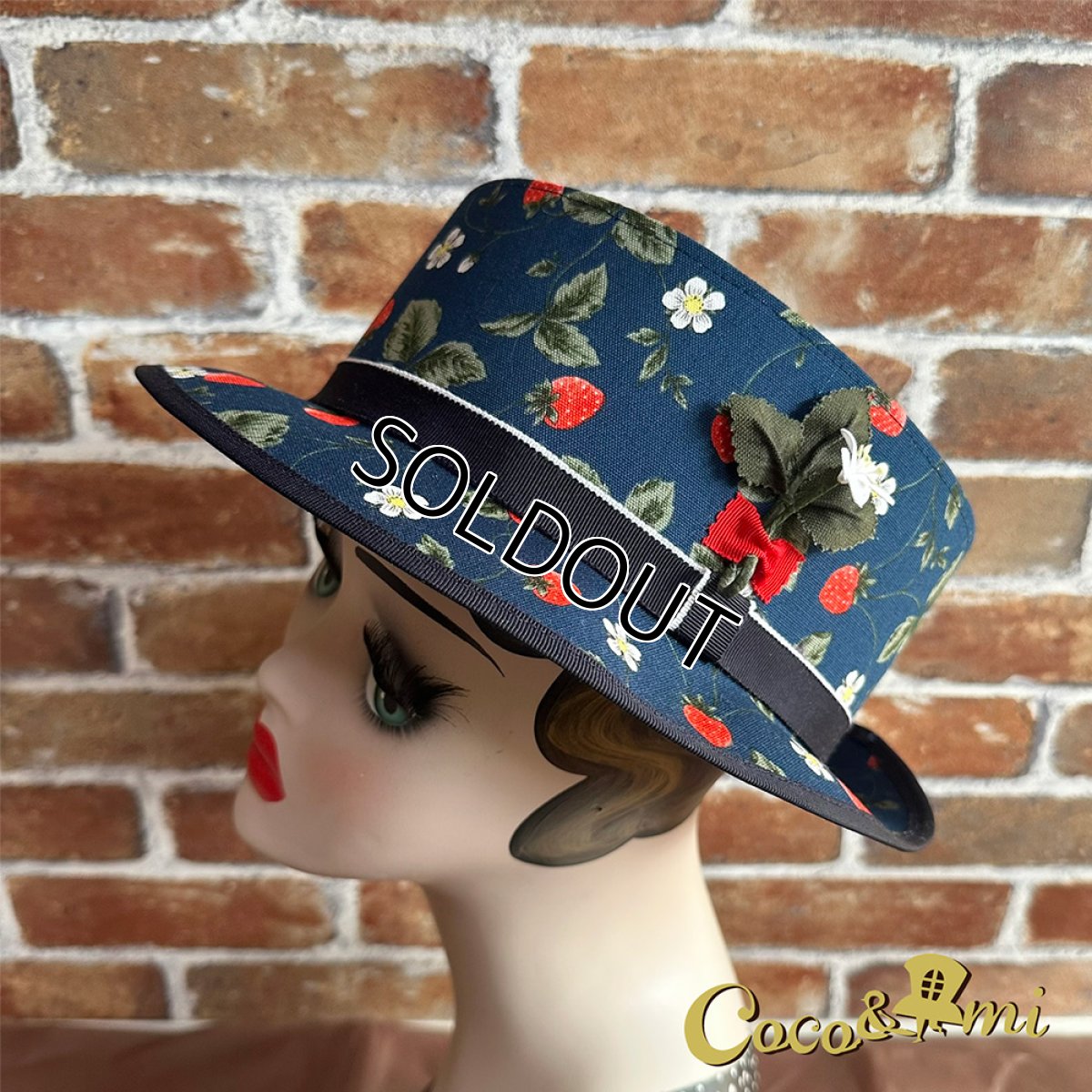 画像2: 【期間限定・レア物】イチゴイチエ(苺畑)/ネイビー×ネイビー (2)