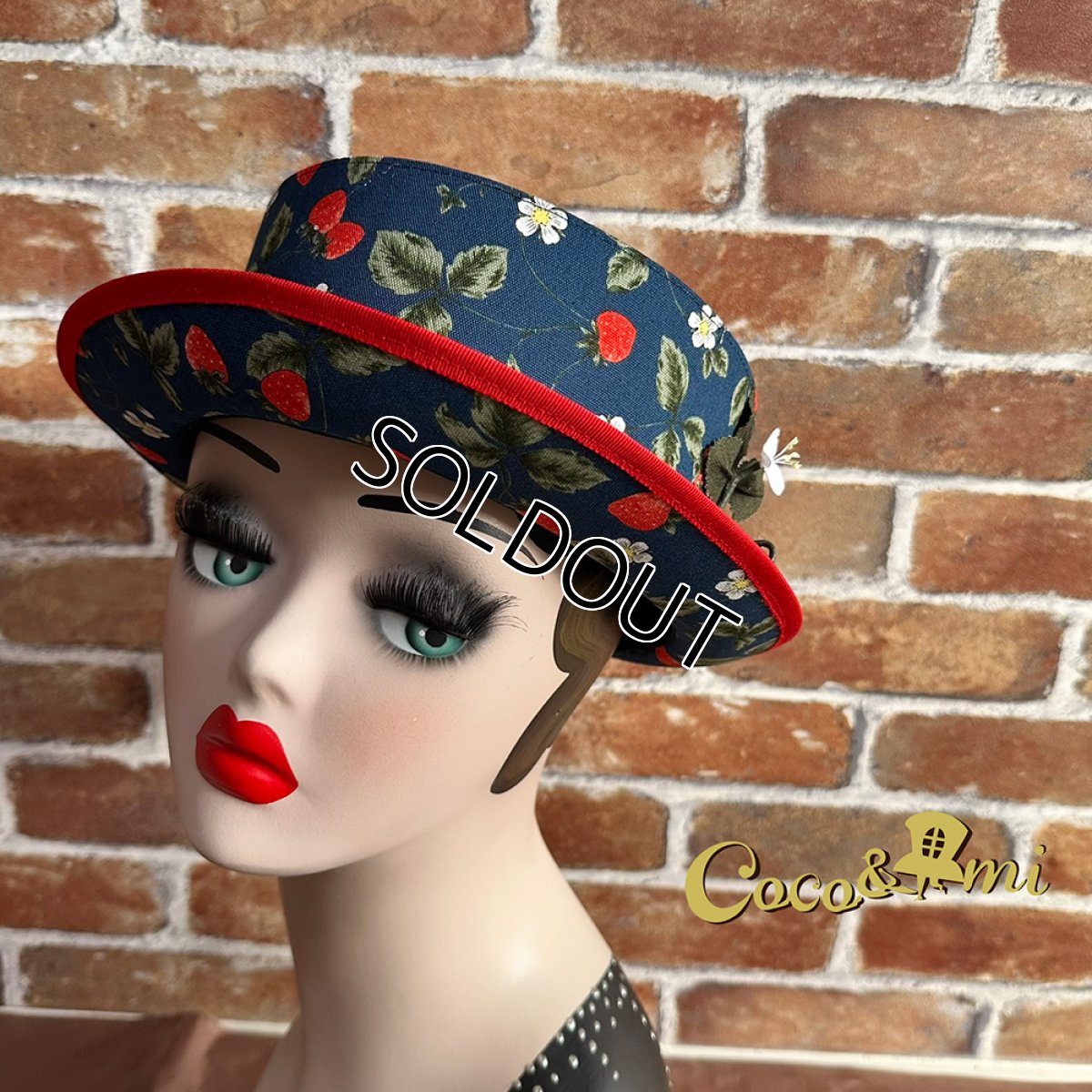 画像8: 【お客様専用画面】イチゴイチエ(苺畑)/ネイビー×レッド (8)