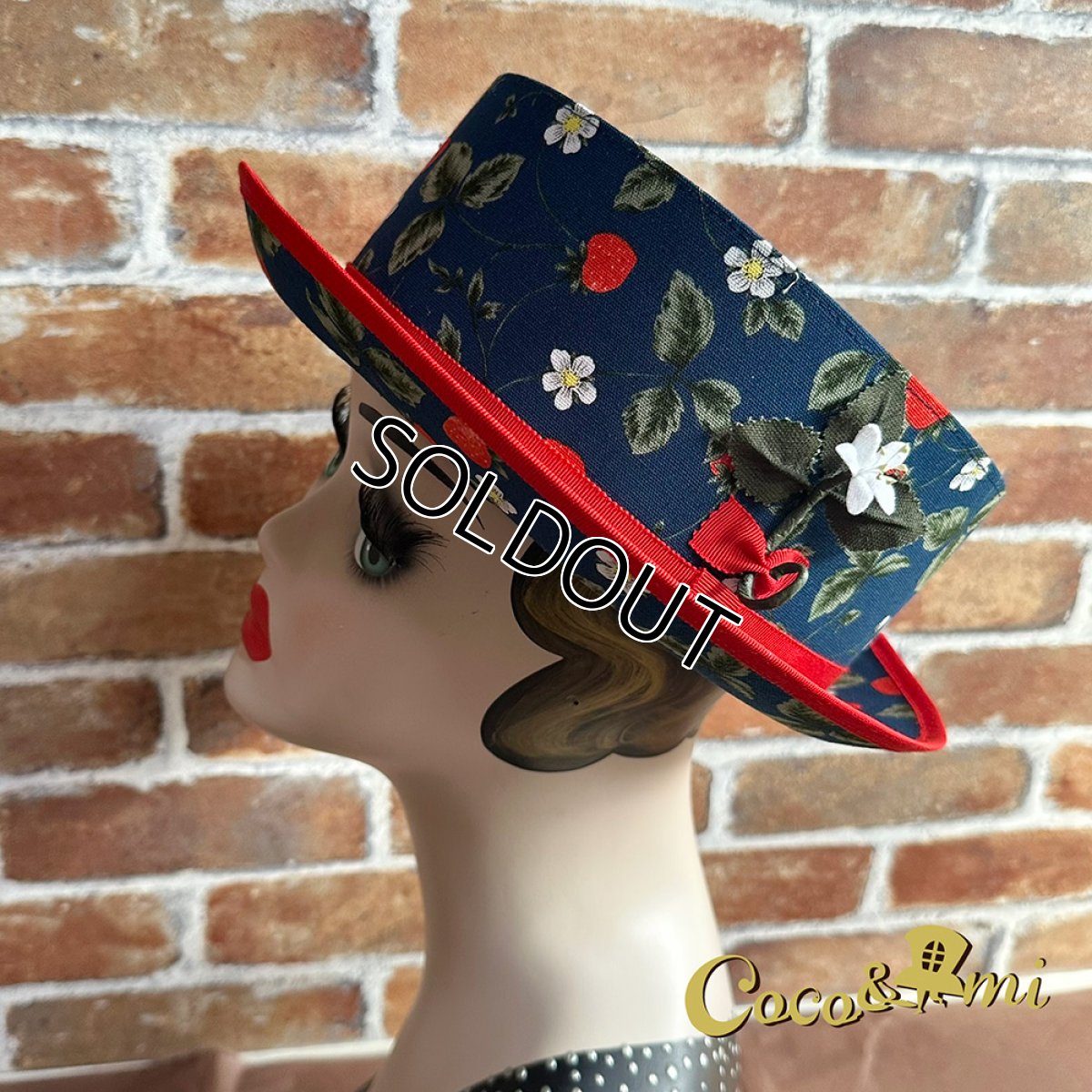 画像7: 【お客様専用画面】イチゴイチエ(苺畑)/ネイビー×レッド (7)