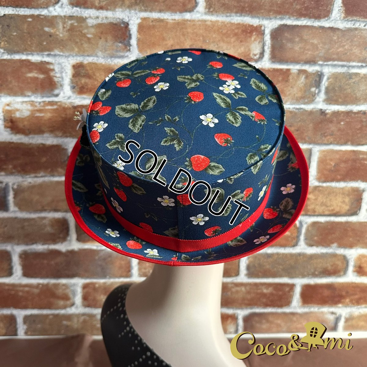 画像6: 【お客様専用画面】イチゴイチエ(苺畑)/ネイビー×レッド (6)