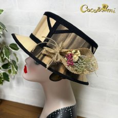 画像2: 木の帽子〜MADE OF WOOD〜(黒柿) (2)