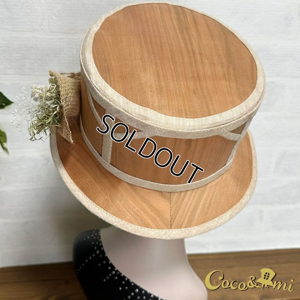画像8: 【ラスト1点】木の帽子〜MADE OF WOOD〜(桜) (8)