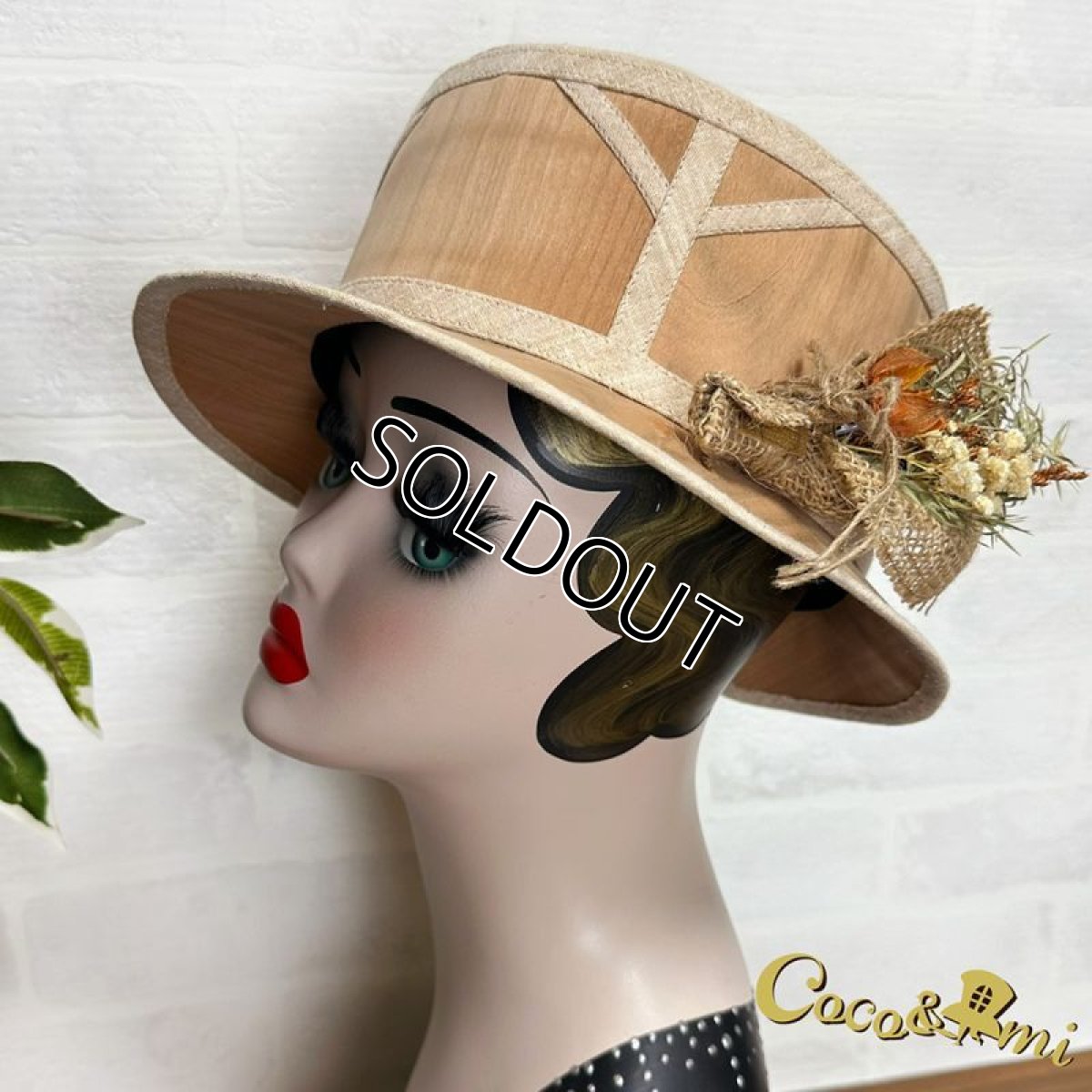 画像3: 【ラスト1点】木の帽子〜MADE OF WOOD〜(桜) (3)