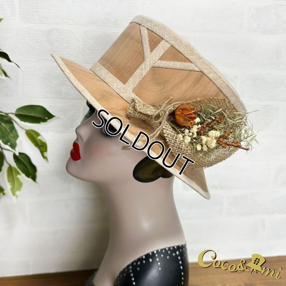 画像4: 【ラスト1点】木の帽子〜MADE OF WOOD〜(桜) (4)