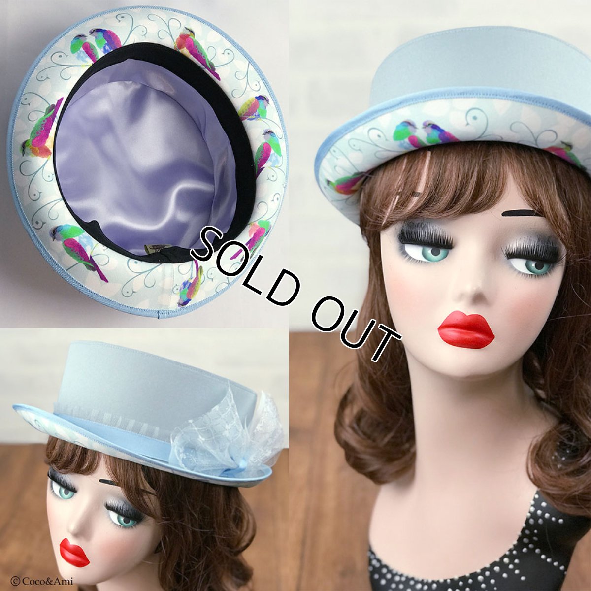 画像2: LOOK UP！(鳥)ブルー (2)