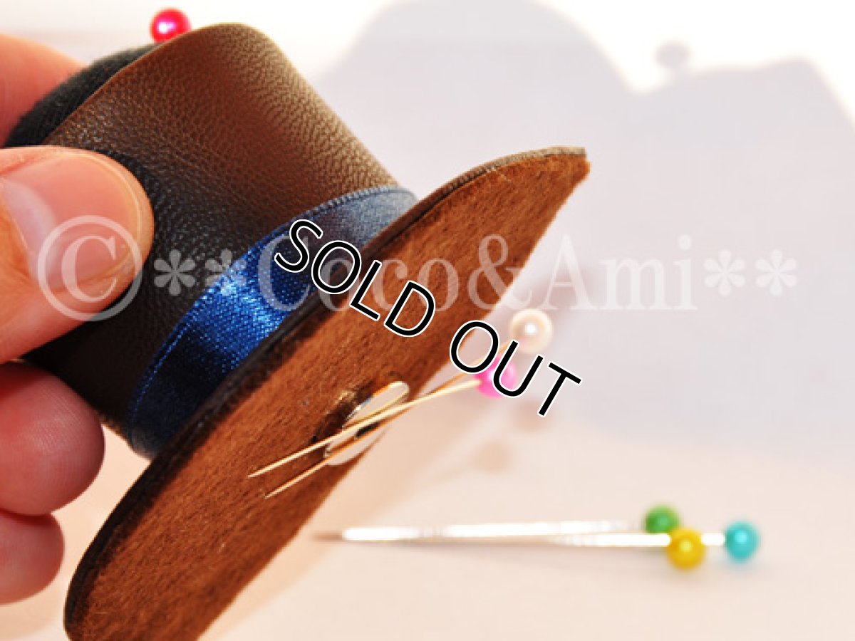 画像7: 鳥のボビン収納ケース(C・ネイビー×ピンク) (7)