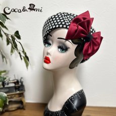 画像7: 冬のモノクロドットコム/ベレー(レッド) (7)