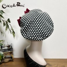 画像5: 冬のモノクロドットコム/ベレー(レッド) (5)