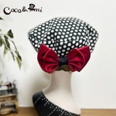 画像9: 冬のモノクロドットコム/ベレー(レッド) (9)