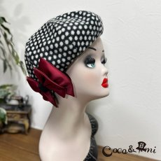 画像10: 冬のモノクロドットコム/キャスケット(レッド) (10)