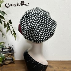 画像5: 冬のモノクロドットコム/キャスケット(レッド) (5)