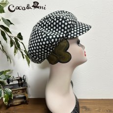 画像4: 冬のモノクロドットコム/キャスケット(レッド) (4)