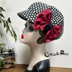 画像13: 冬のモノクロドットコム/キャスケット(レッド) (13)