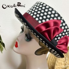 画像10: 冬のモノクロドットコム/ハット(レッド) (10)