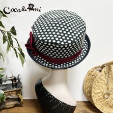 画像8: 冬のモノクロドットコム/ハット(レッド) (8)