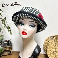 画像6: 冬のモノクロドットコム/ハット(レッド) (6)