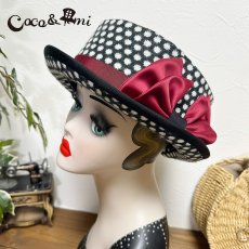 画像5: 冬のモノクロドットコム/ハット(レッド) (5)