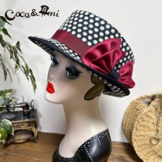 画像11: 冬のモノクロドットコム/ハット(レッド) (11)