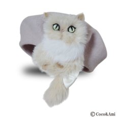 画像1: 【再販】猫かぶらニャいと！ベレー（ピンク）【1点限定】 (1)