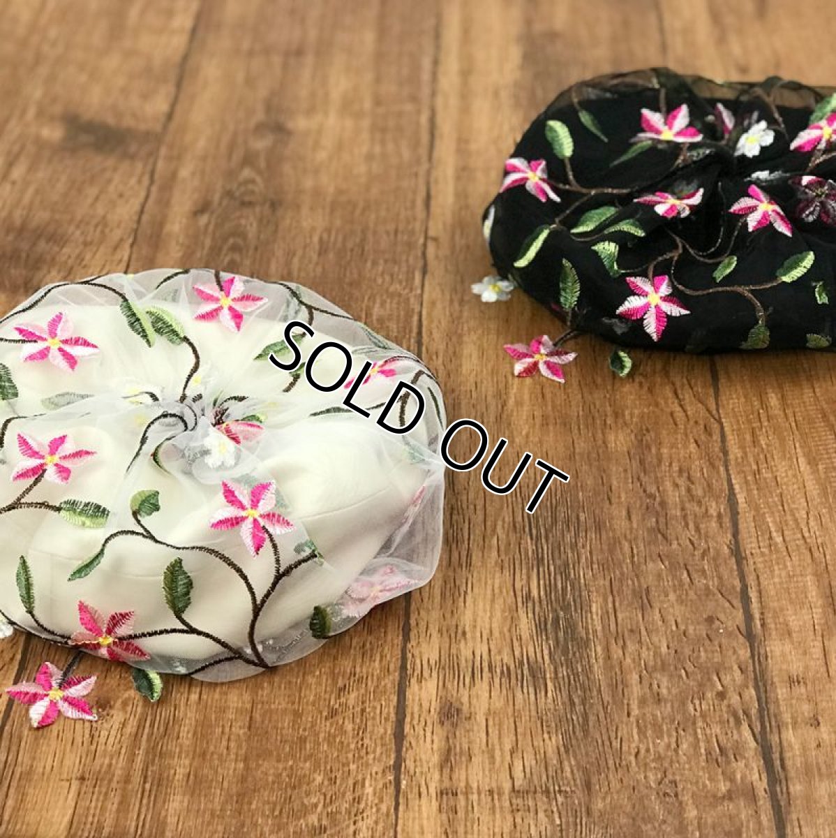 画像14: お花刺繍すみません(白) (14)