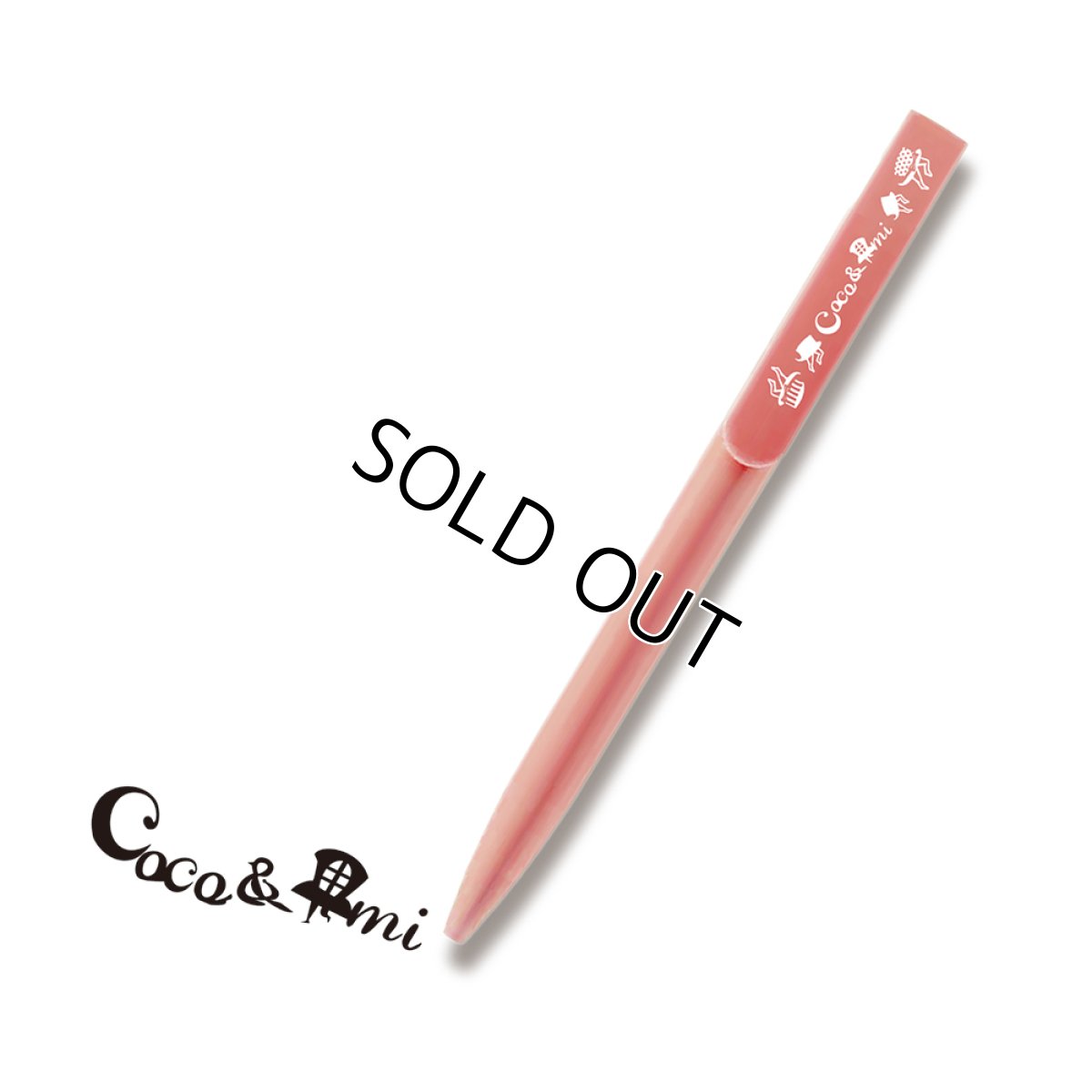 画像1: スマホが立てれるボールペン♪(ピンク) (1)