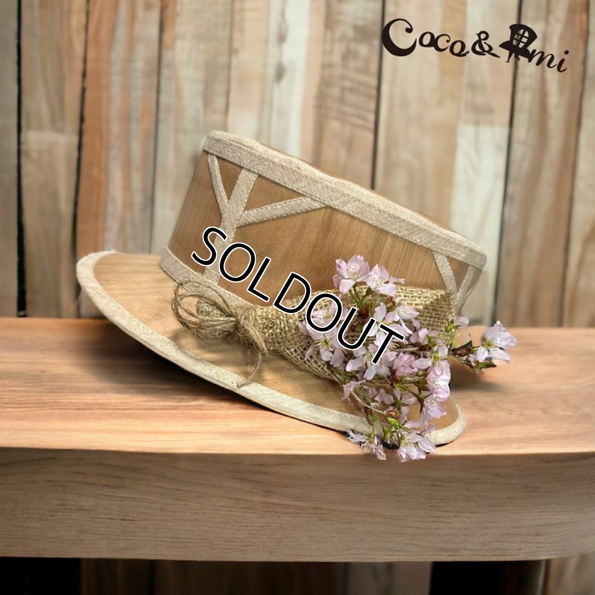 画像12: 【ラスト1点】木の帽子〜MADE OF WOOD〜(桜) (12)