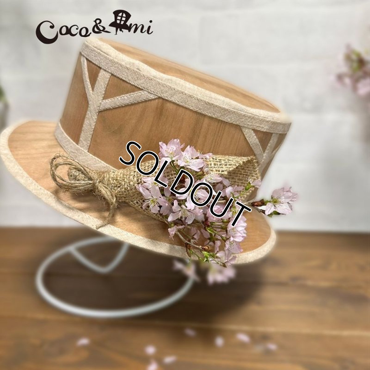 画像11: 【ラスト1点】木の帽子〜MADE OF WOOD〜(桜) (11)