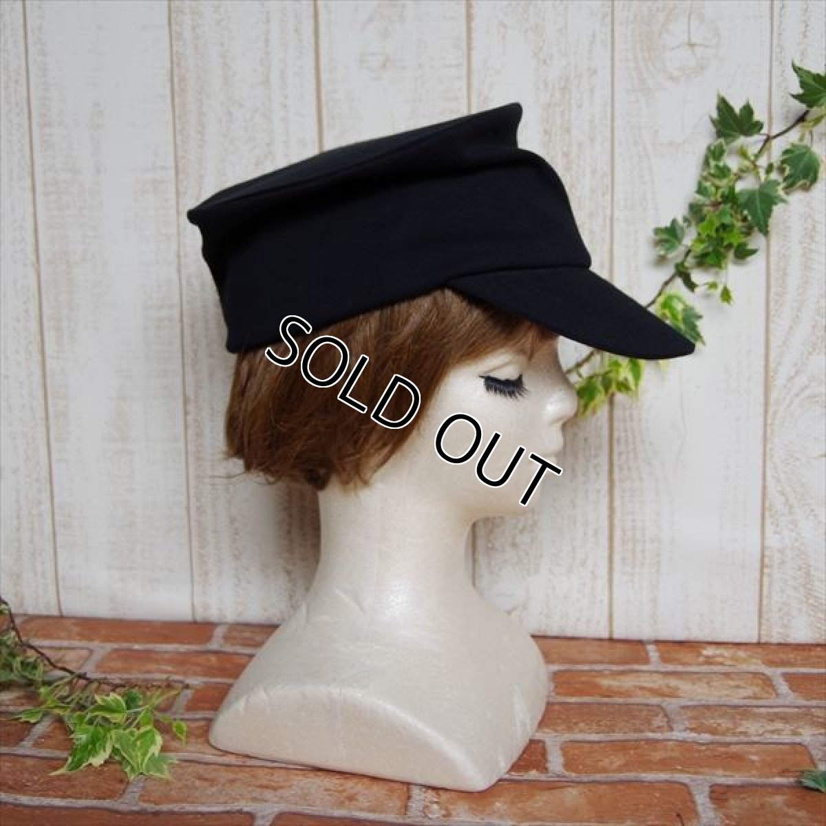 画像14: シャッポん玉(キャスケット)/ブラック (14)