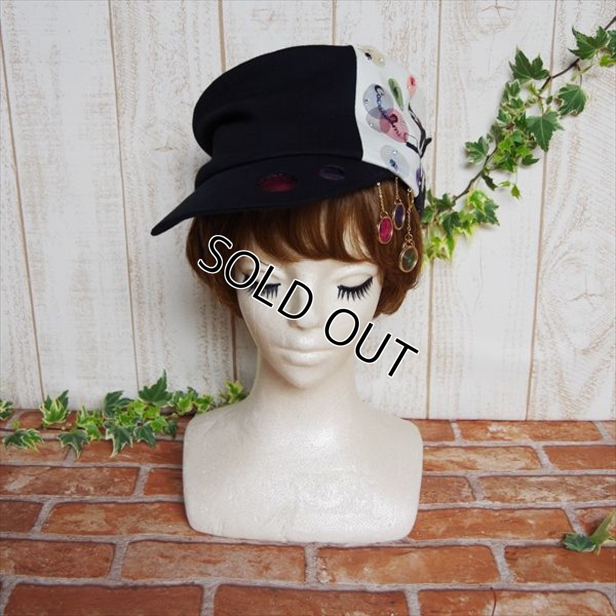 画像13: シャッポん玉(キャスケット)/ブラック (13)