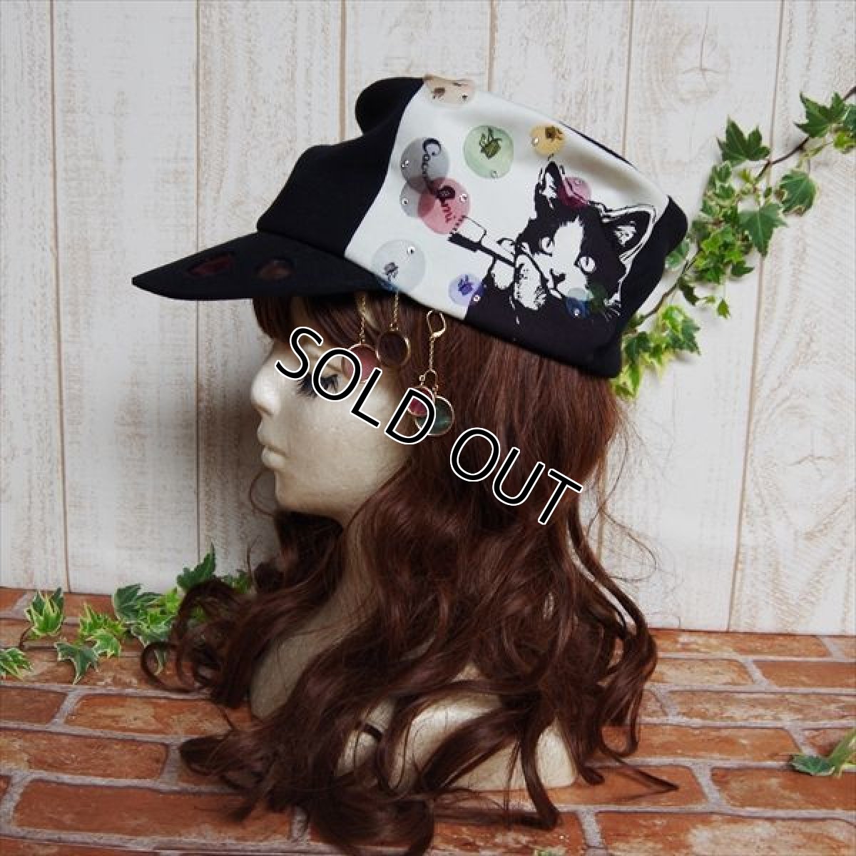 画像6: シャッポん玉(キャスケット)/ブラック (6)