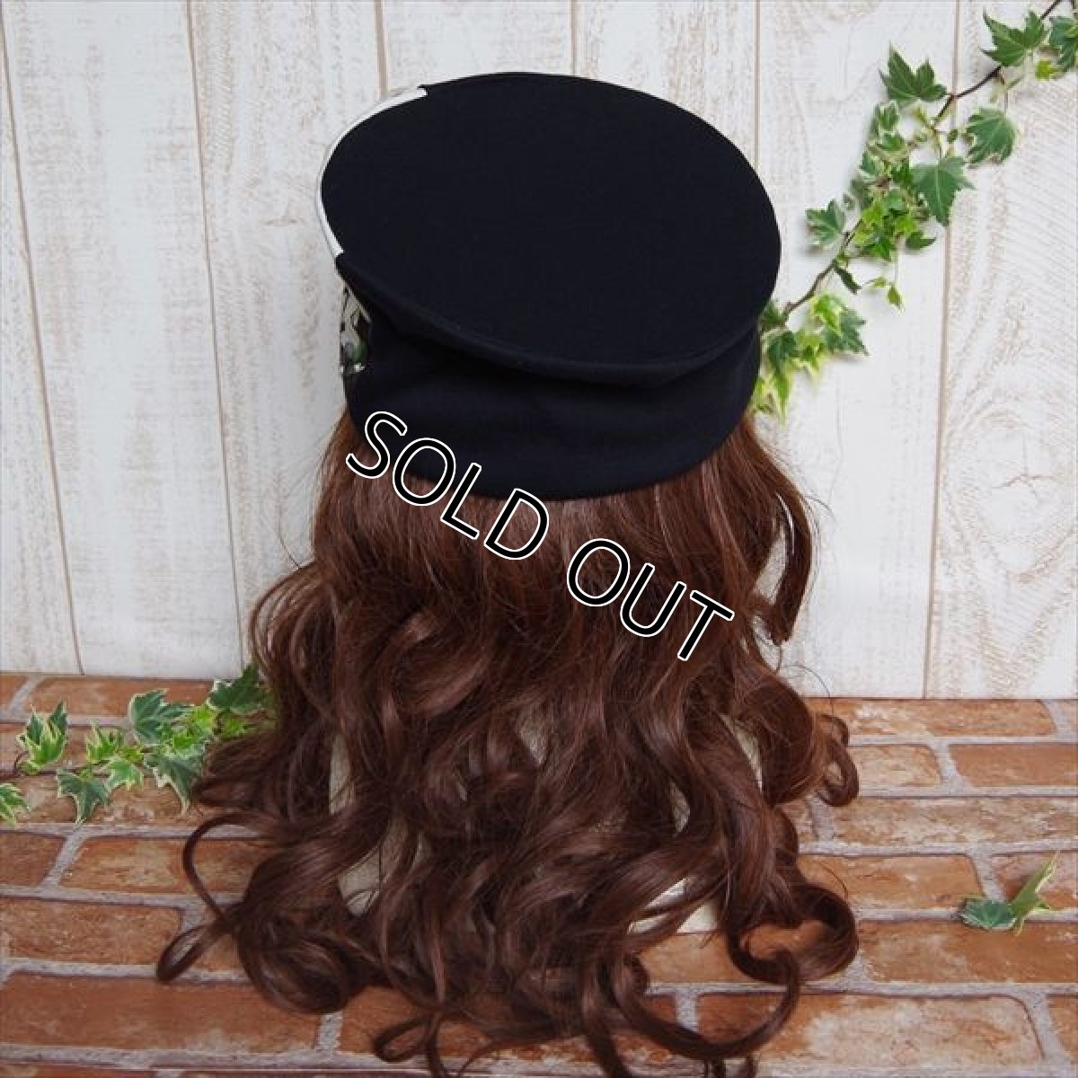 画像7: シャッポん玉(キャスケット)/ブラック (7)