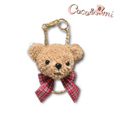 画像1: 3WAYバッグチャーム(お任せクマさい)【リボン色選べます】 (1)