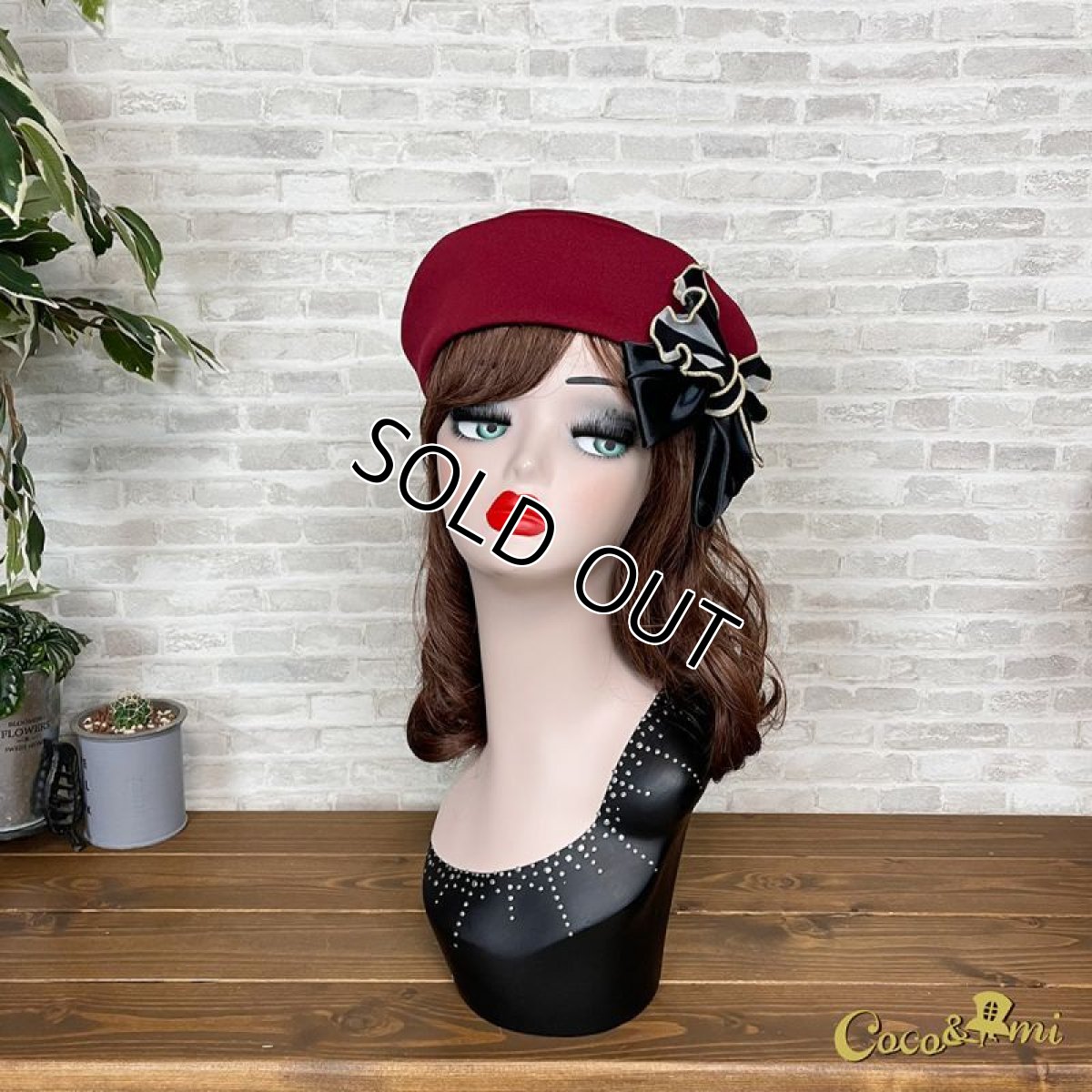 画像7: すとら〜いぷ真っ赤〜ベレ〜！(赤) (7)