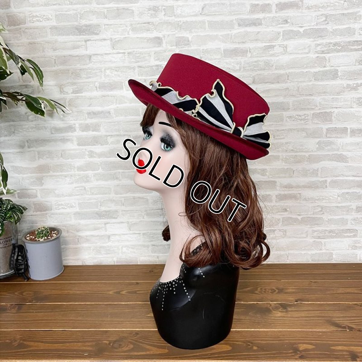 画像8: すとら〜いぷ真っ赤〜ハット！(赤) (8)