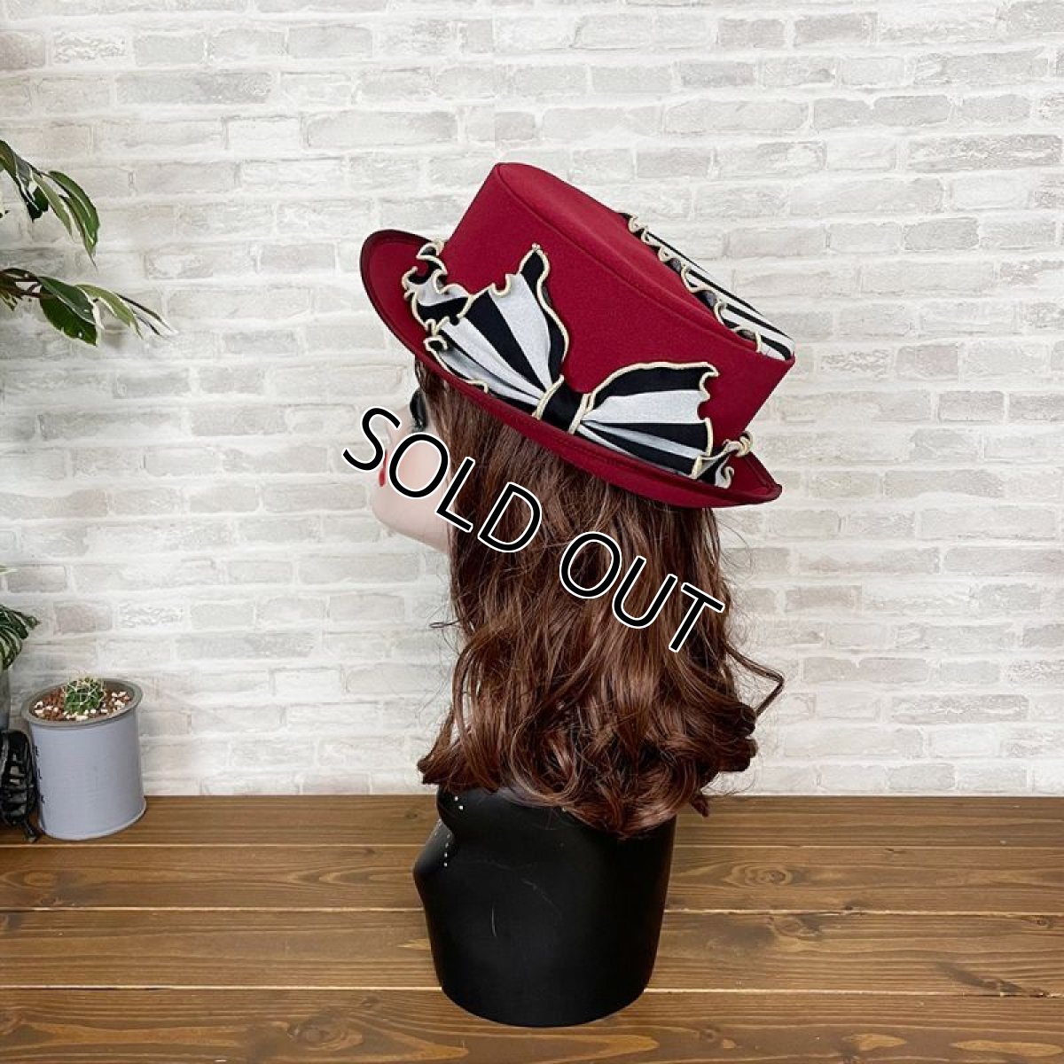 画像7: すとら〜いぷ真っ赤〜ハット！(赤) (7)