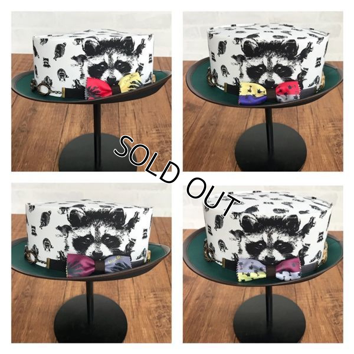 画像4: アライグマタスカル/ハット(ホワイト) (4)