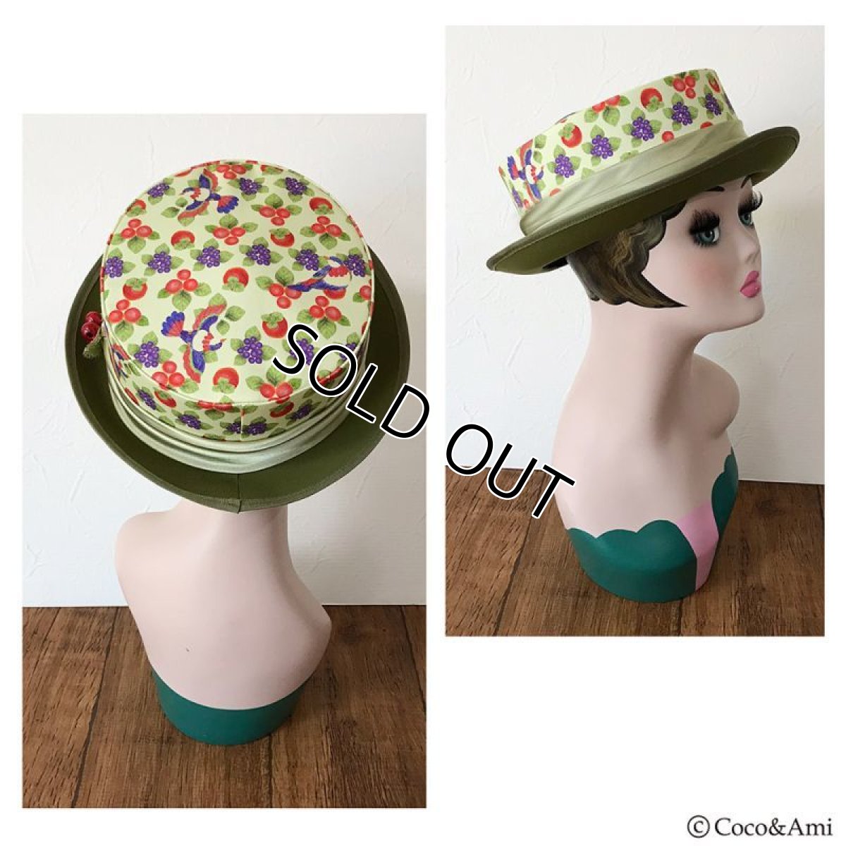 画像6: 【ラスト1点】トロピカぶル/ハット(グリーン) (6)