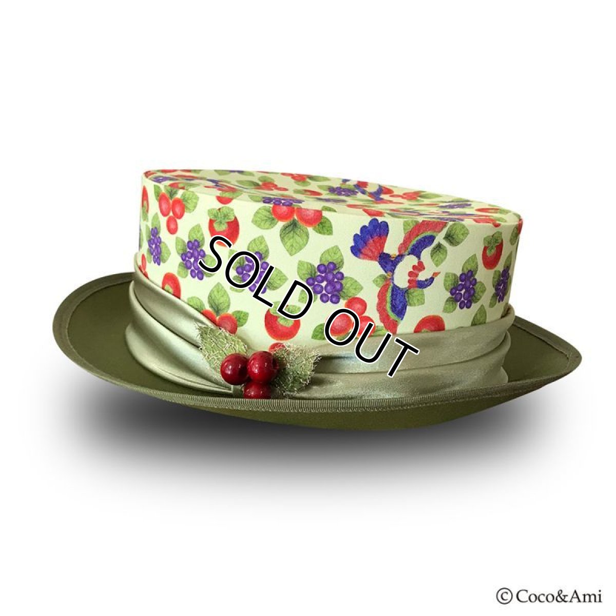 画像1: 【ラスト1点】トロピカぶル/ハット(グリーン) (1)