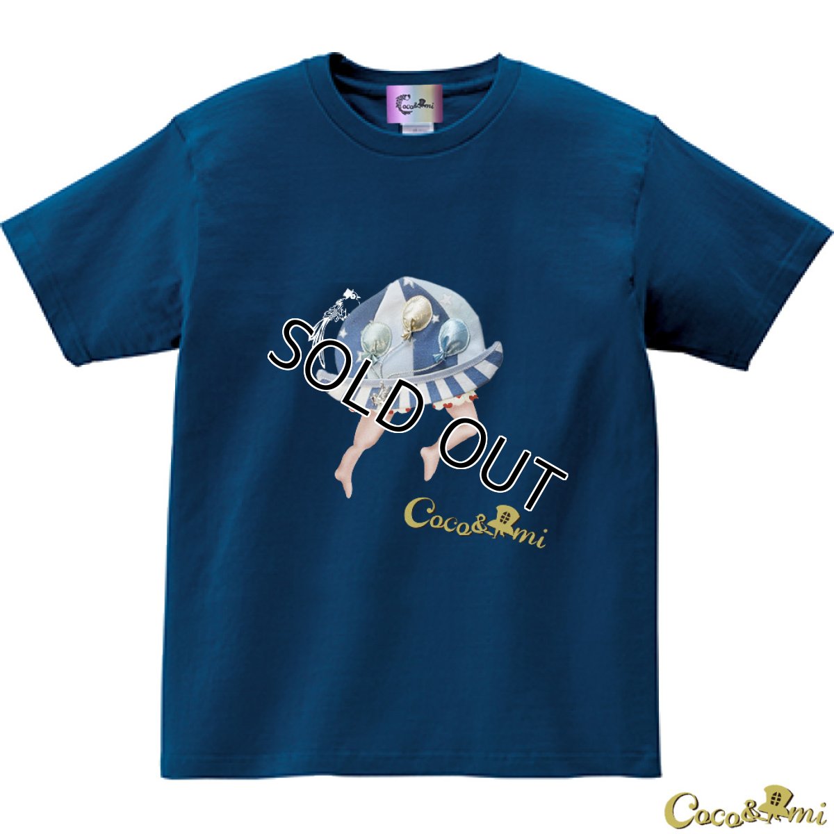 画像11: 【Tシャツ】帽子くん(インディゴ)【モチーフが選べる】 (11)