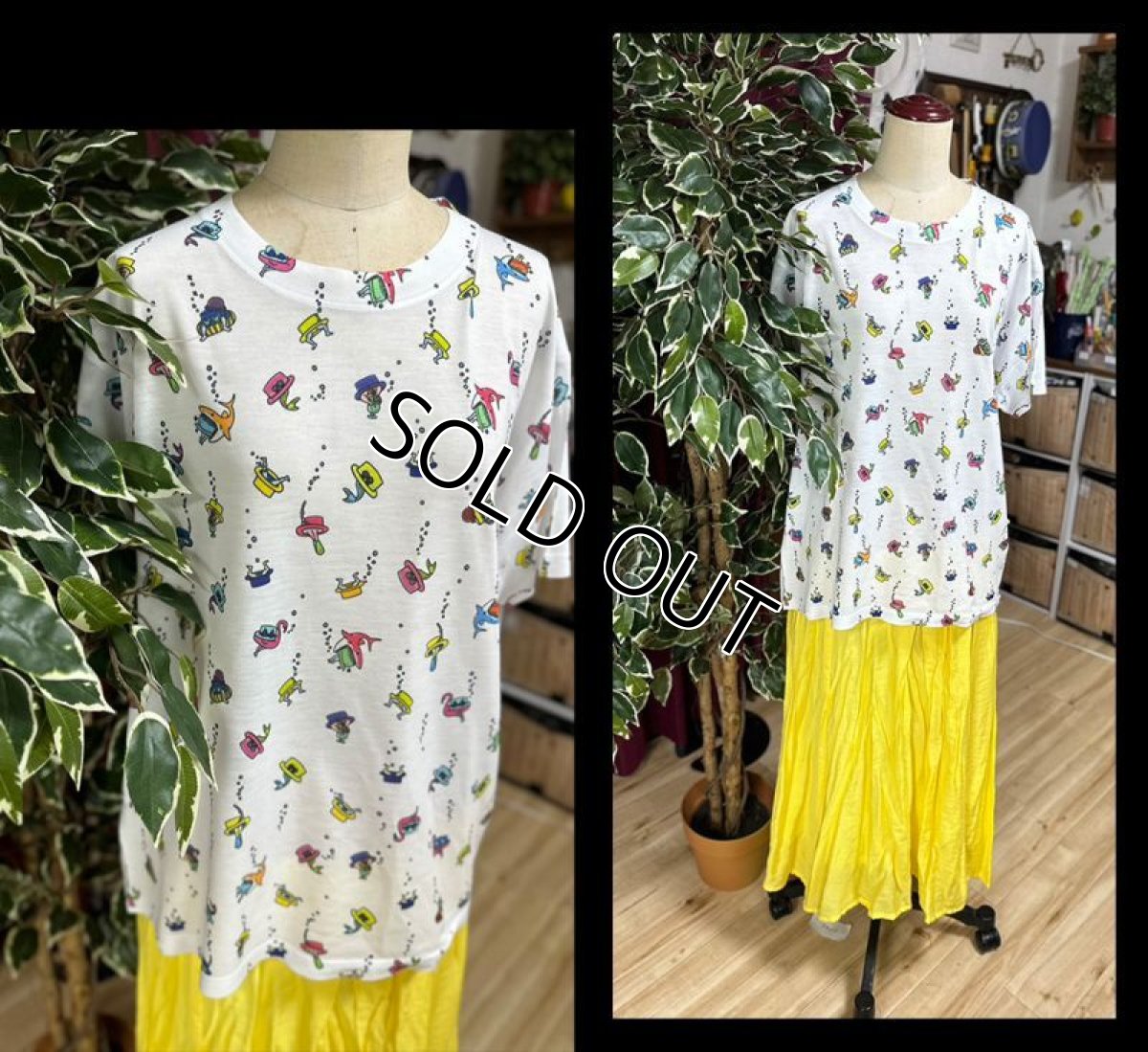 画像3: 【Tシャツ】夏を楽しむ帽子くん(速乾素材)ホワイト (3)